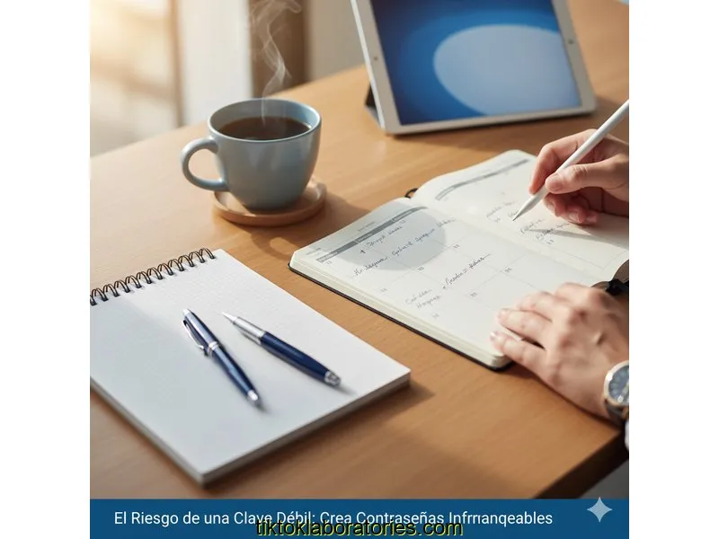 Ilustración para la guía de El Riesgo de una Clave Débil: Crea Contraseñas Infranqueables