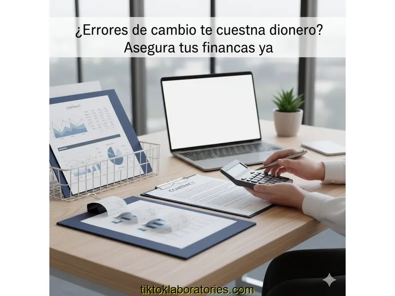 Ilustración para la guía de ¿Errores de cambio te cuestan dinero? Asegura tus finanzas ya