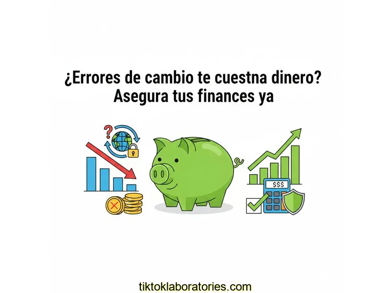 ¿Errores de cambio te cuestan dinero? Asegura tus finanzas ya
