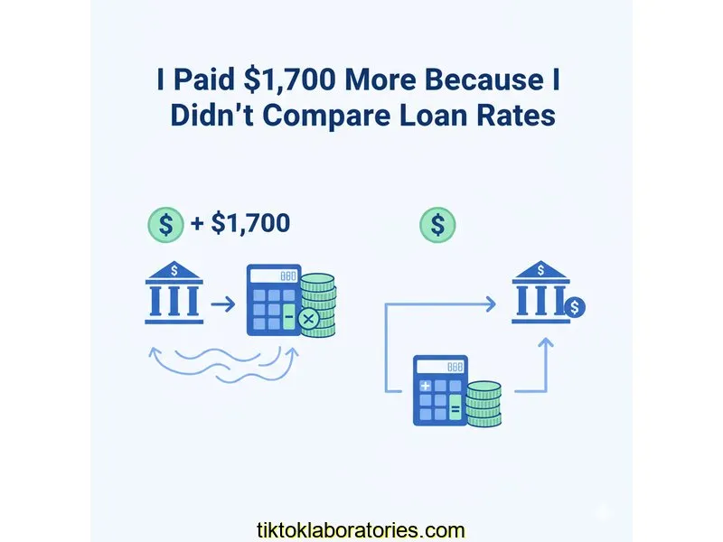 I Paid 1 700 More Because I Didn T Compare Loan Rates
