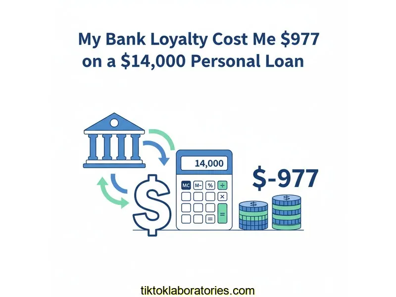 My Bank Loyalty Cost Me $977 on a $14,000 Personal Loan