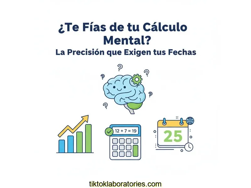 ¿Te Fías de tu Cálculo Mental? La Precisión que Exigen tus Fechas