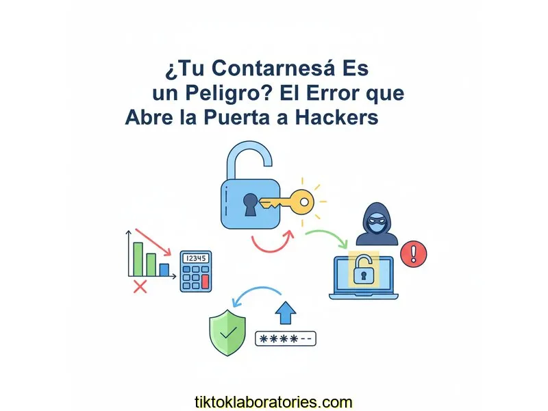 ¿Tu Contraseña Es un Peligro? El Error que Abre la Puerta a Hackers