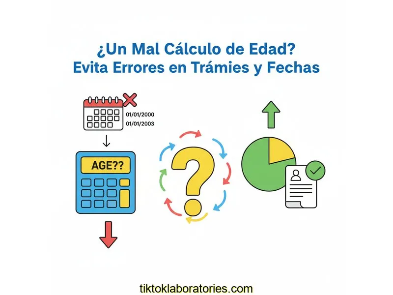¿Un Mal Cálculo de Edad? Evita Errores en Trámites y Fechas